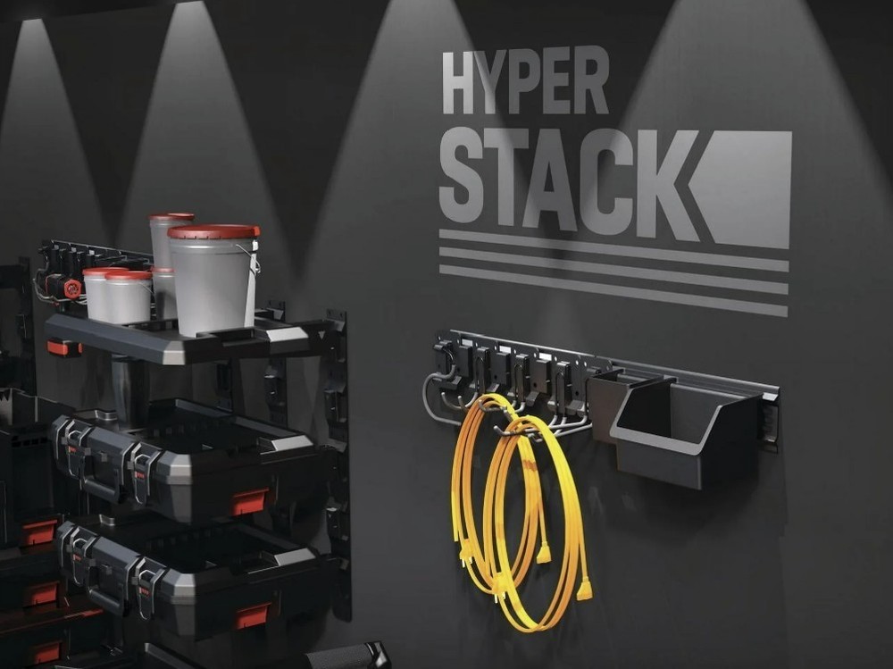 Hyper Tough 3 Drawer Tool Box Hyper Stack Storage Organizer