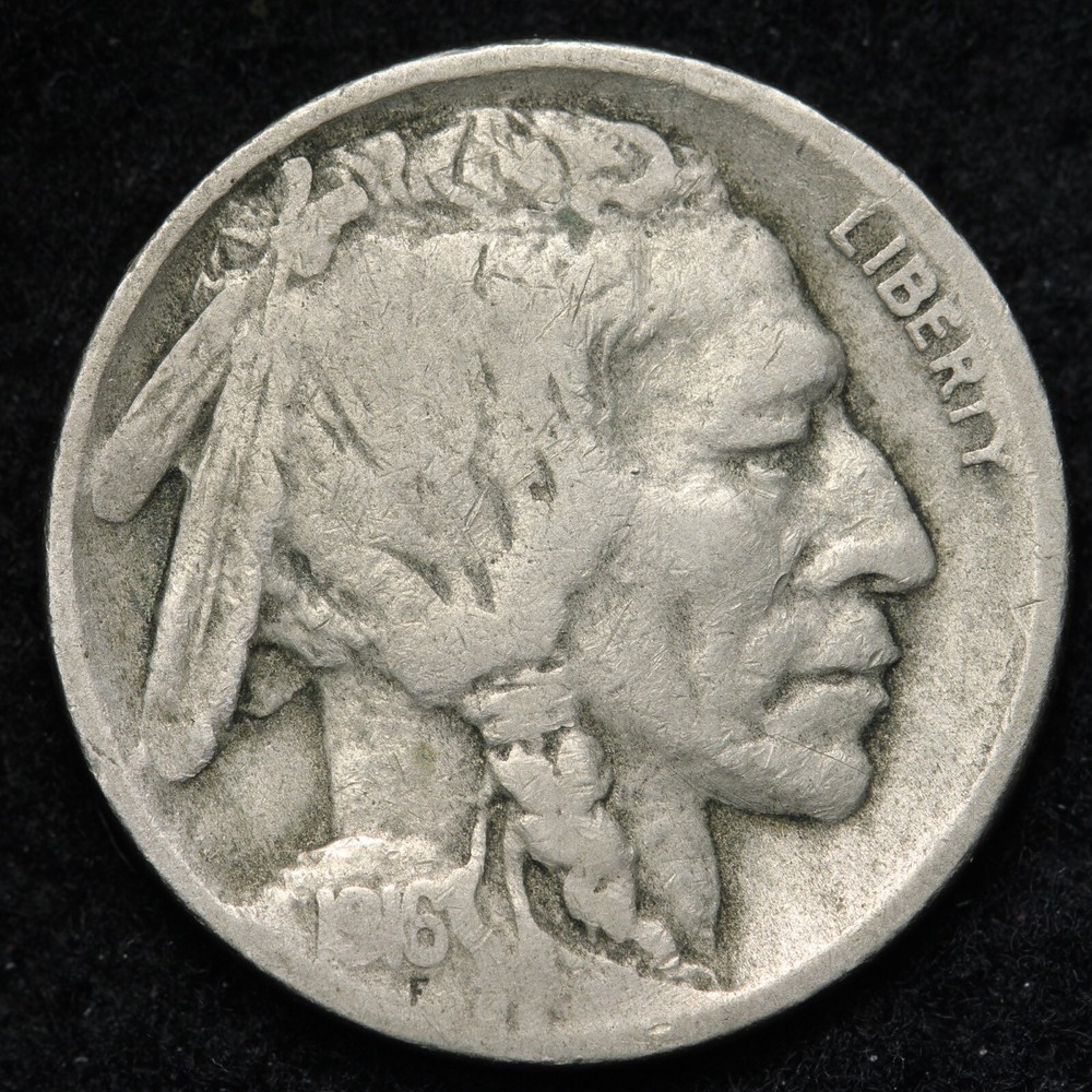 1916-D Buffalo Nickel CHOICE VG E287 DCN