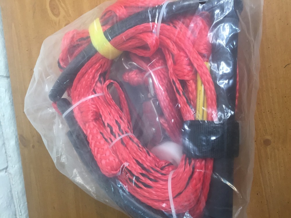 DockMoor Wakeboard Ski Rope 75' - 4 Sections - 12' Floating Harness No Packaging