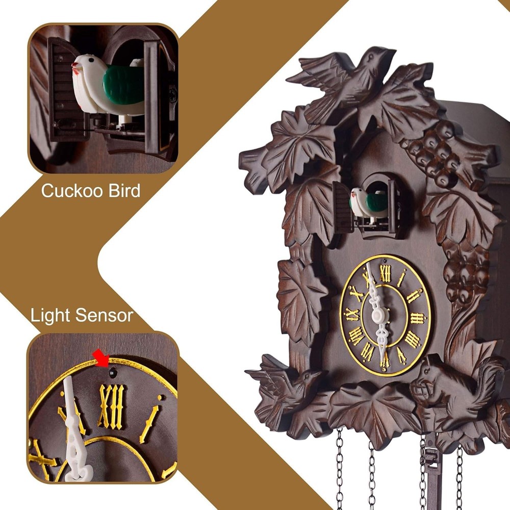 Handcrafted Wood Cuckoo Clock MX210