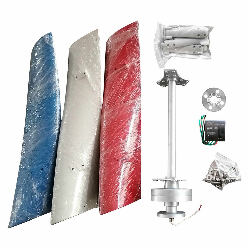 Helix Vertical Wind Turbine Wind Generator 12V 400W Windmill+Controller Maglev