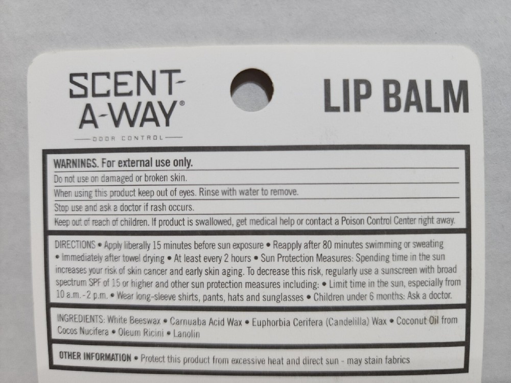 Hs Lip Balm Scent-A-Way Max 2-Pack E0613