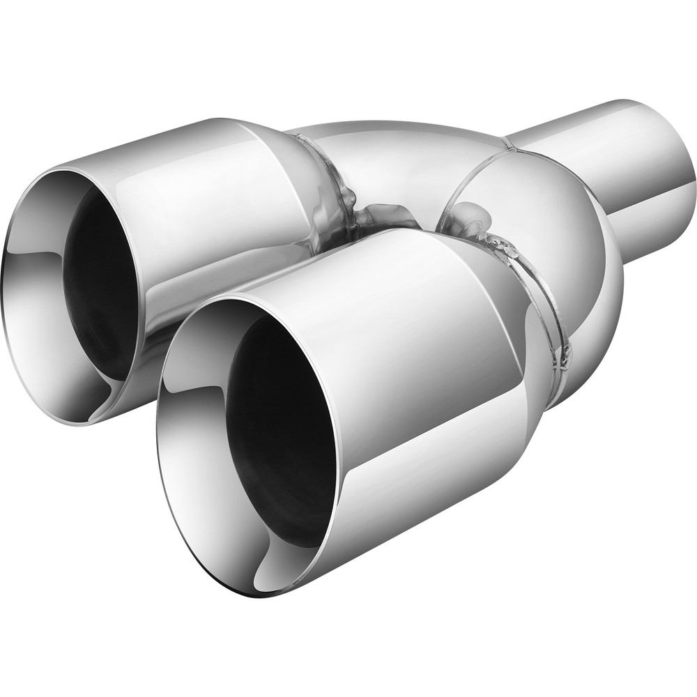 For Cadillac CTS DTS Deville Eldorado 2.5" In Dual Exhaust Pipe Tip Double Wall
