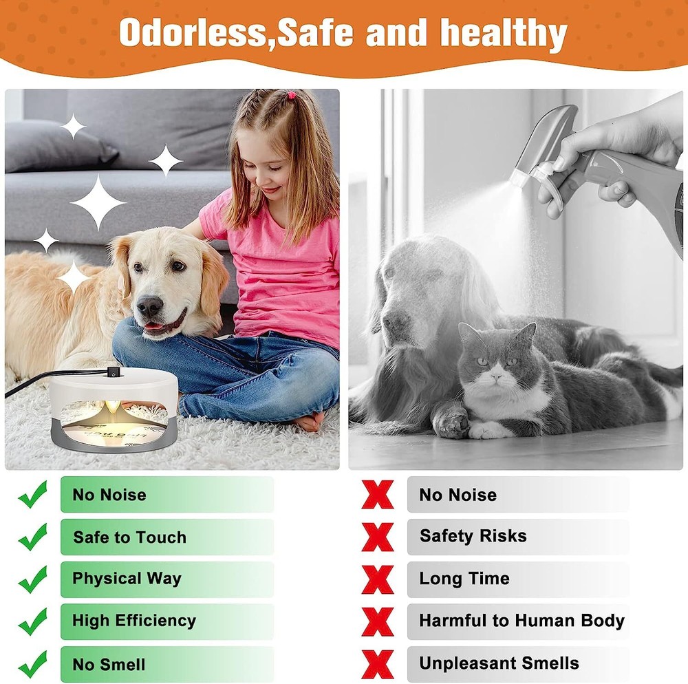 Electric Flea Bed Bug Trap Odorless Cleaner and Flea Killer Trap Pad 2 Packs