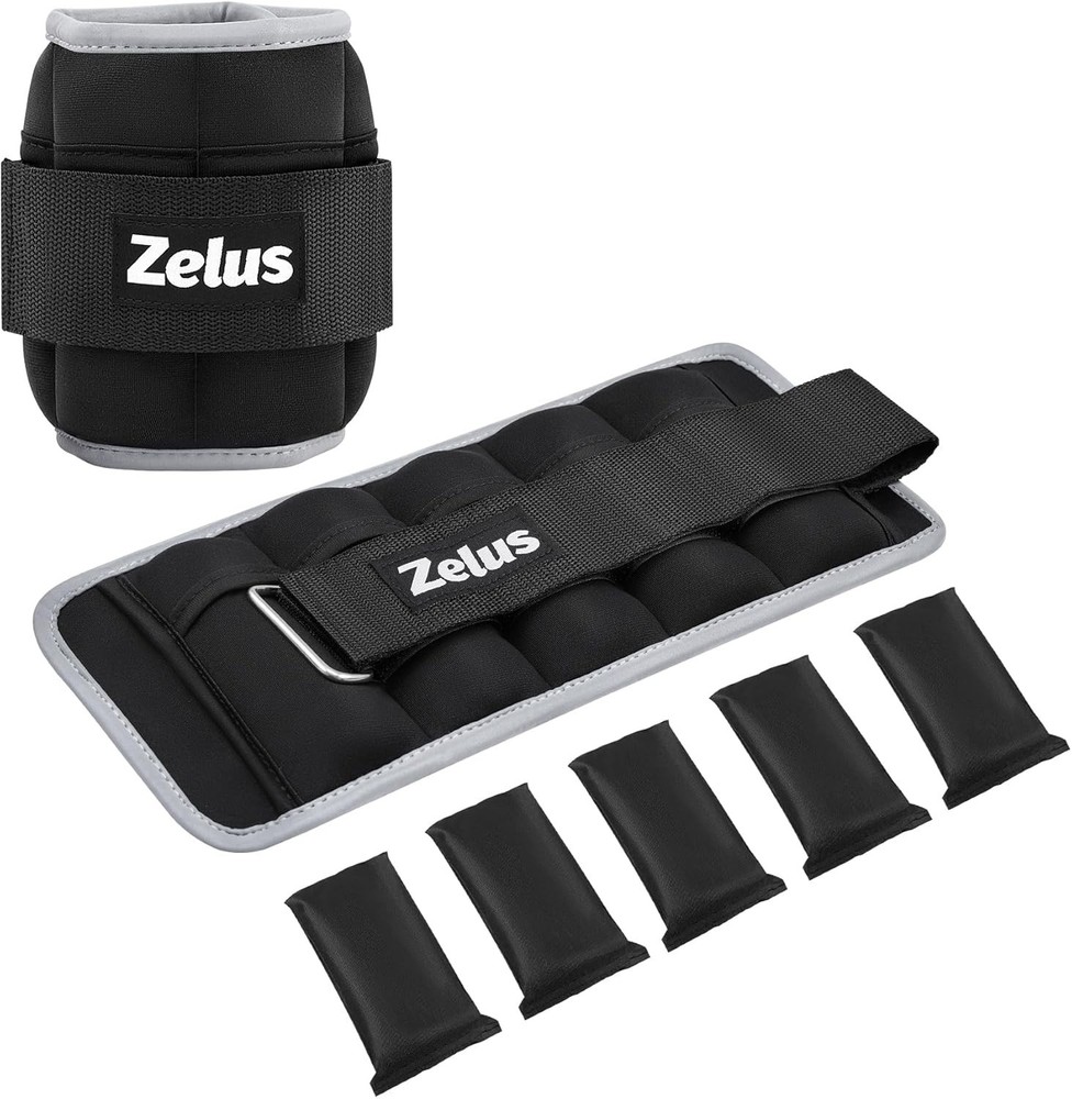 Adjustable Ankle Weights Set | 2-10 lbs | Customizable Resistance for Workouts