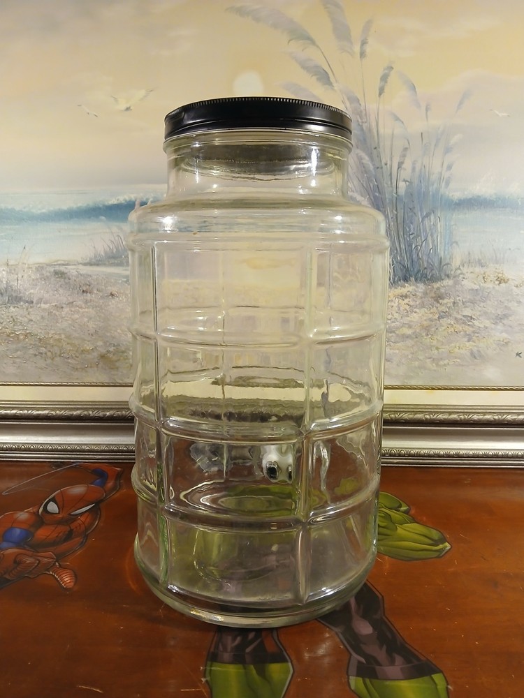 Large Glass Drink Dispenser
