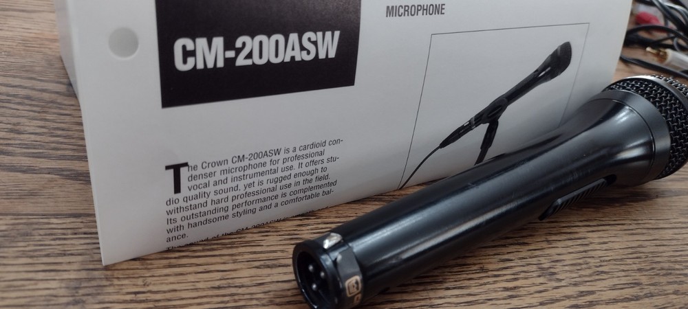 Vintage Crown Microphone CM200