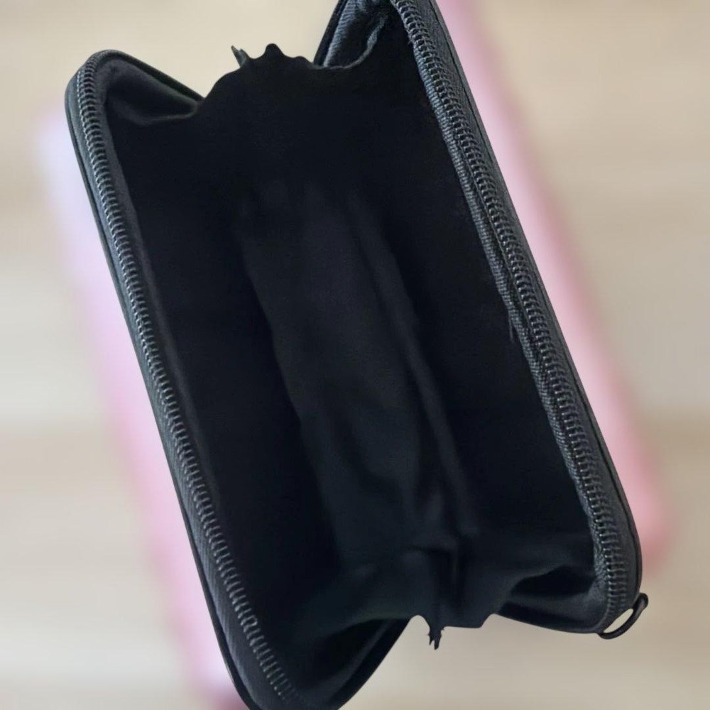 Pink Circular Design Case Pouch Gadget Case Hard Case