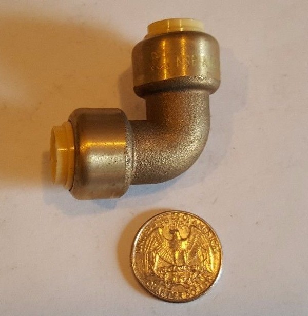 10 PIECES 3/8" PUSH FIT ELBOW