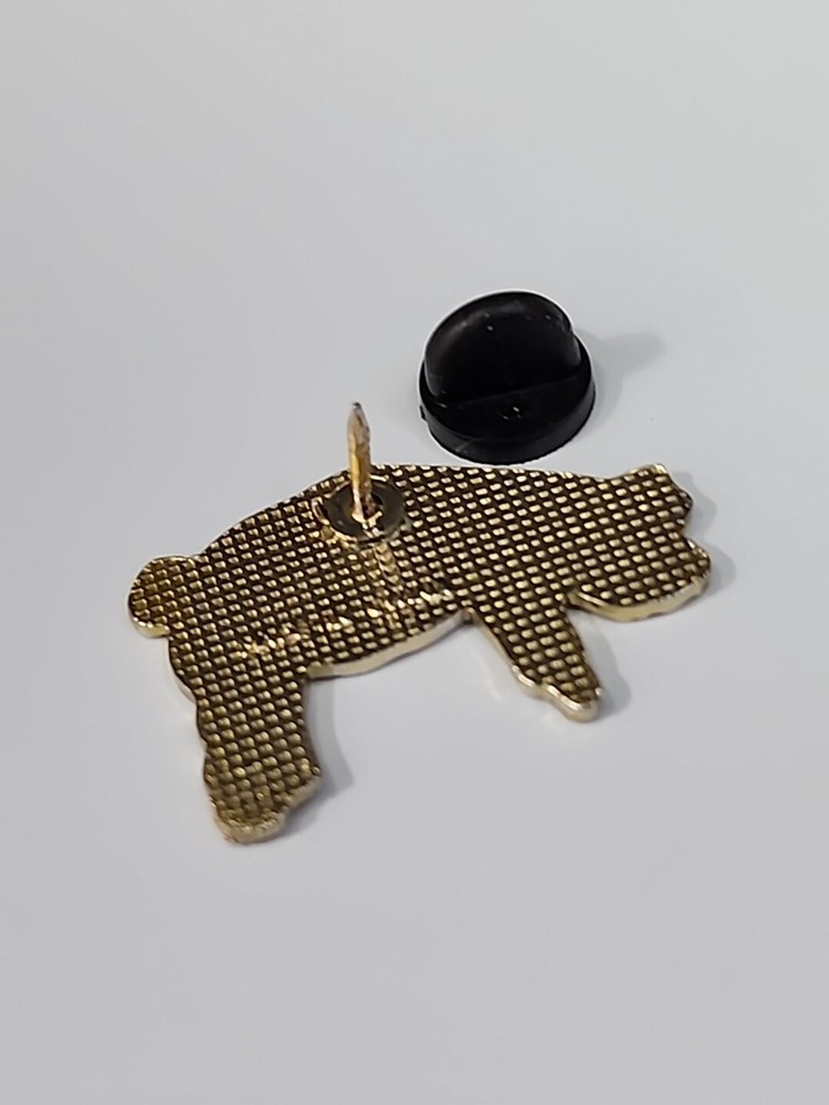 Black & White Pig Lapel Pin