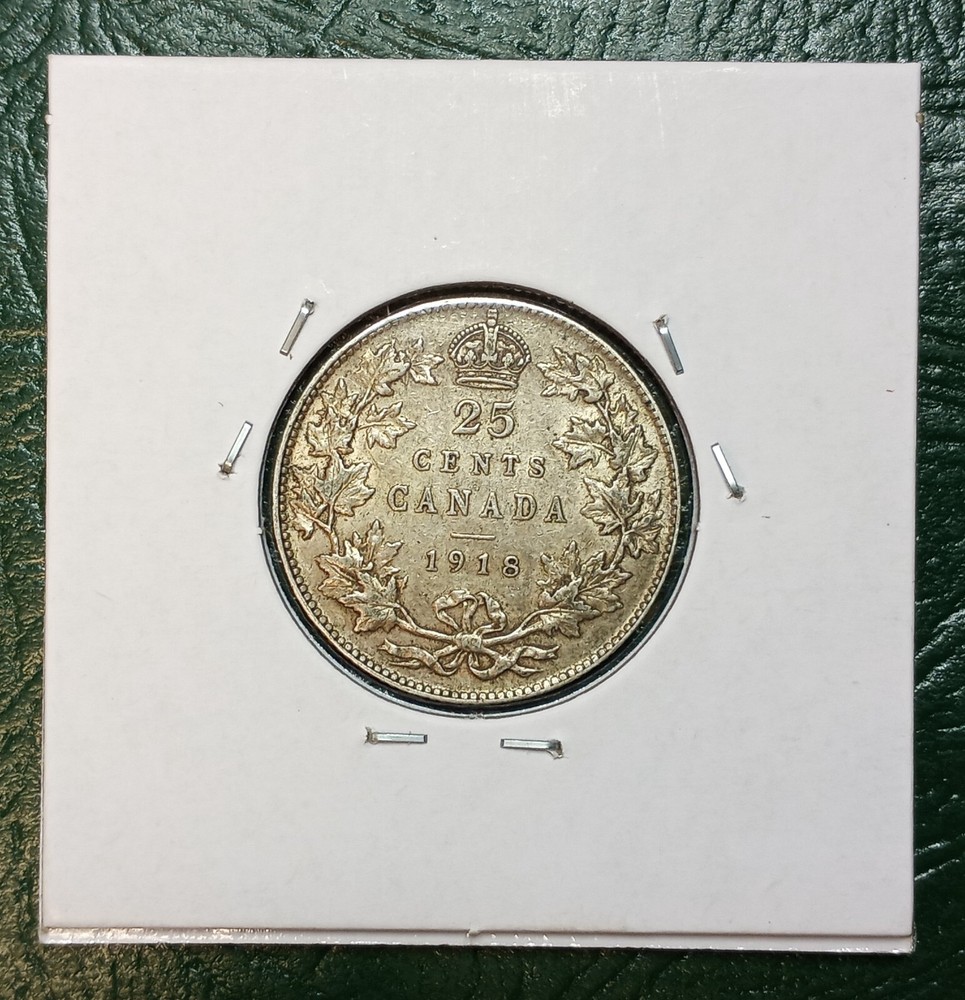 1918 Canada 25 Cents - High Grade