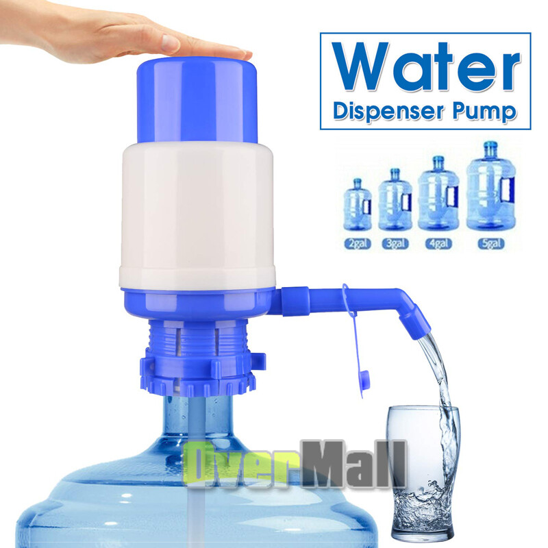 5 Gallon Bottled Drinking Water Pump Hand Press Removable Manual  Dispenser-Tool
