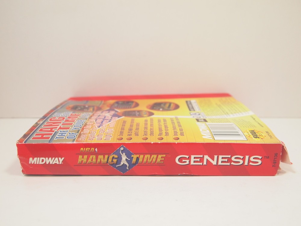 NBA Hang Time (SEGA Genesis) Authentic CARDBOARD BOX ONLY
