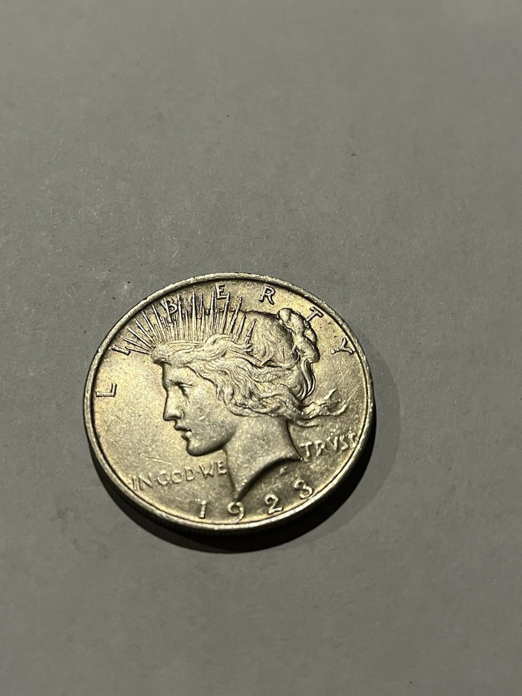1923 $1 Peace Silver Dollar Circulated