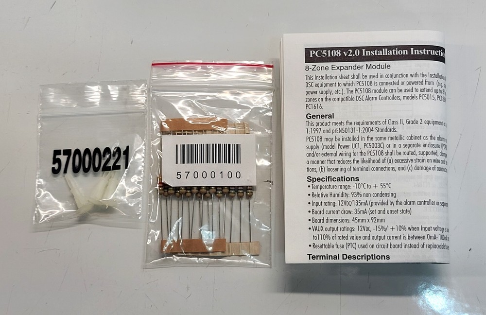 DSC PC5108 PowerSeries 8-Hardwire Zone Expander Module