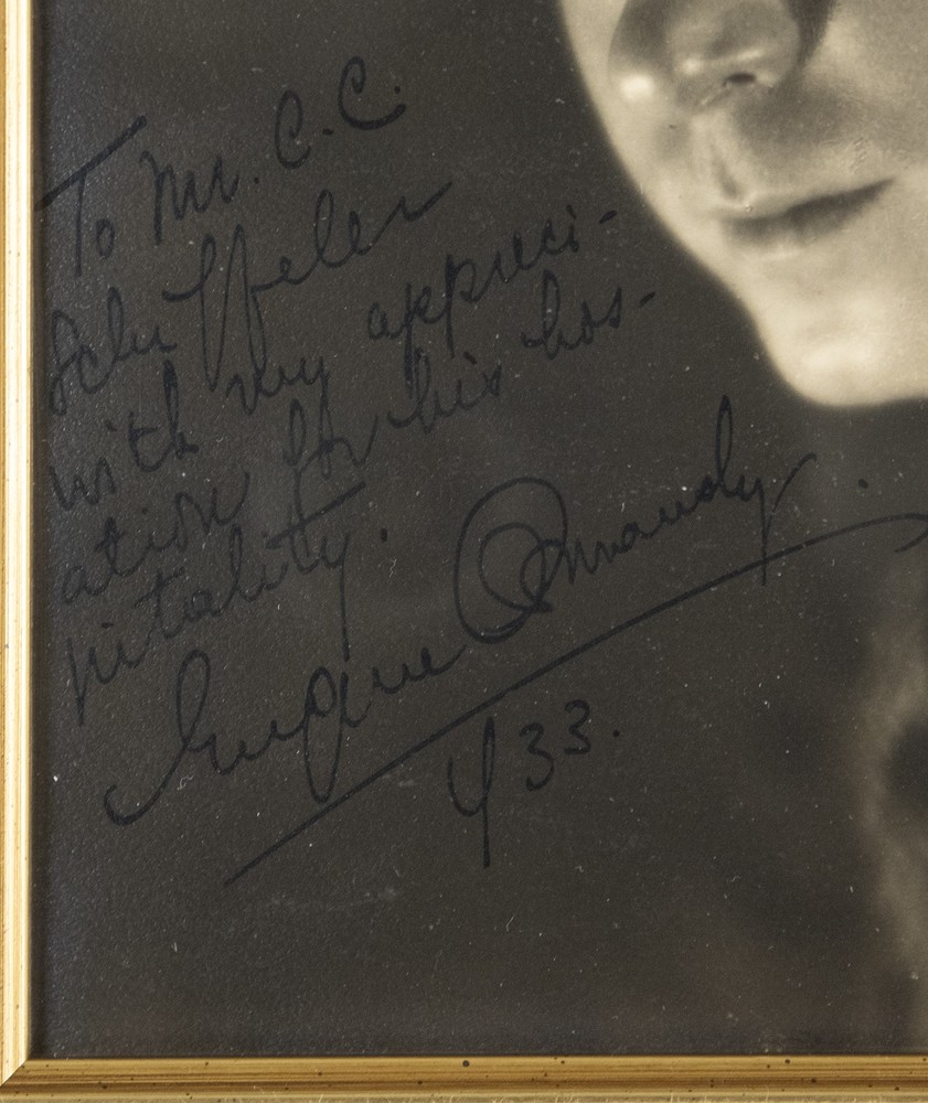 EUGENE ORMANDY - AUTOGRAPHED INSCRIBED PHOTOGRAPH 1933