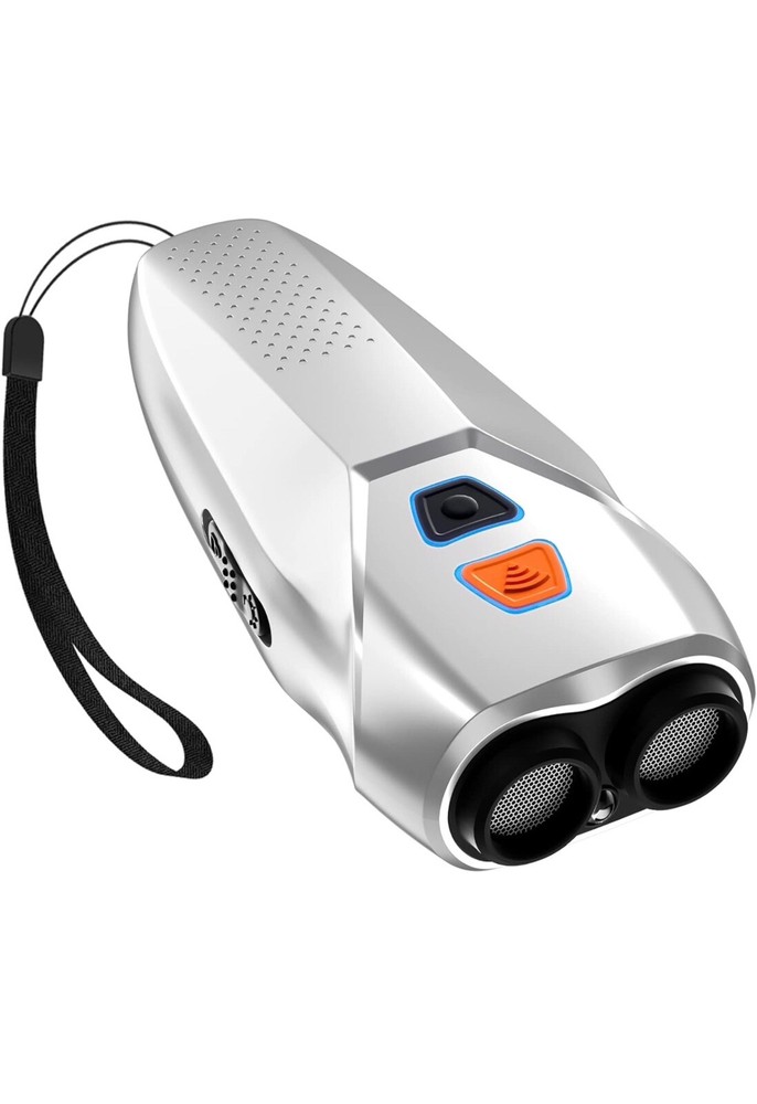 Dog Barking Control Devices Dual Sensor Anti Barking / Training Device - Silver