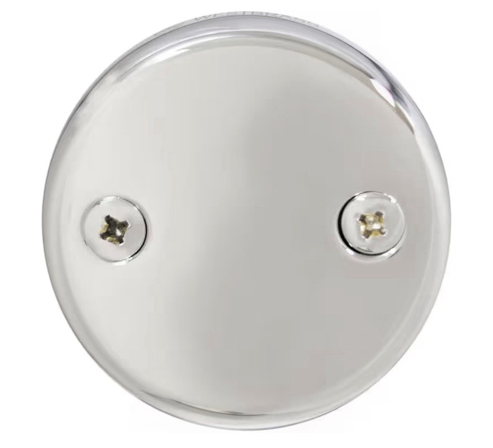 Universal Fine or Coarse Thread Tip-Toe Strainer Drain with 2-Hole Faceplate,...