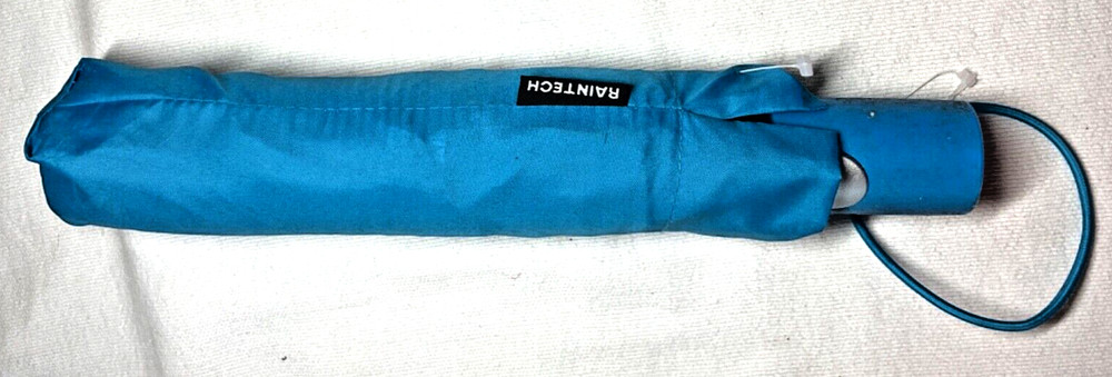 RAINTECH UMBRELLA TURQUOISE AUTO OPEN NWT