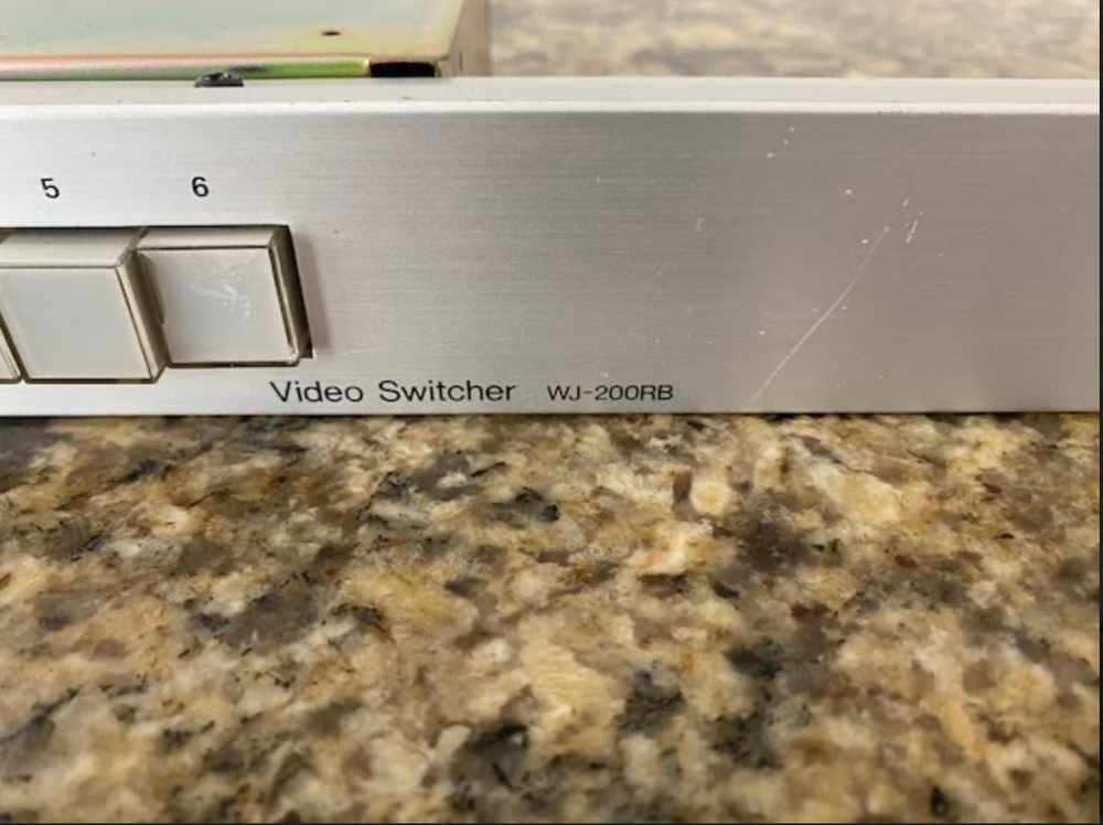 Panasonic WJ-200RB 6 input video switcher
