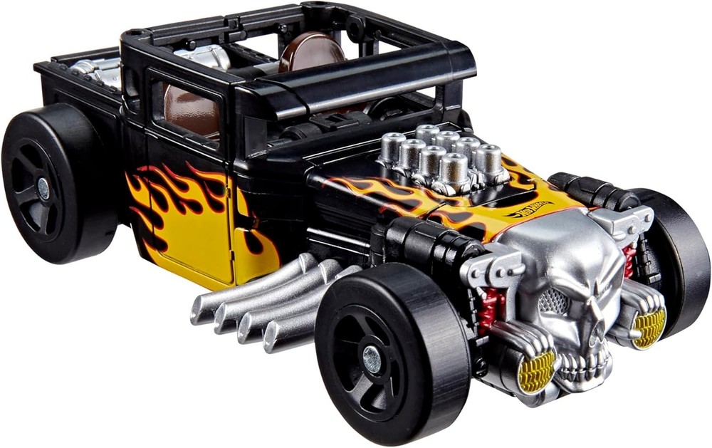 Transformers Collaborative Hot Wheels x Bone Shaker, Deluxe Class 5-Inch...