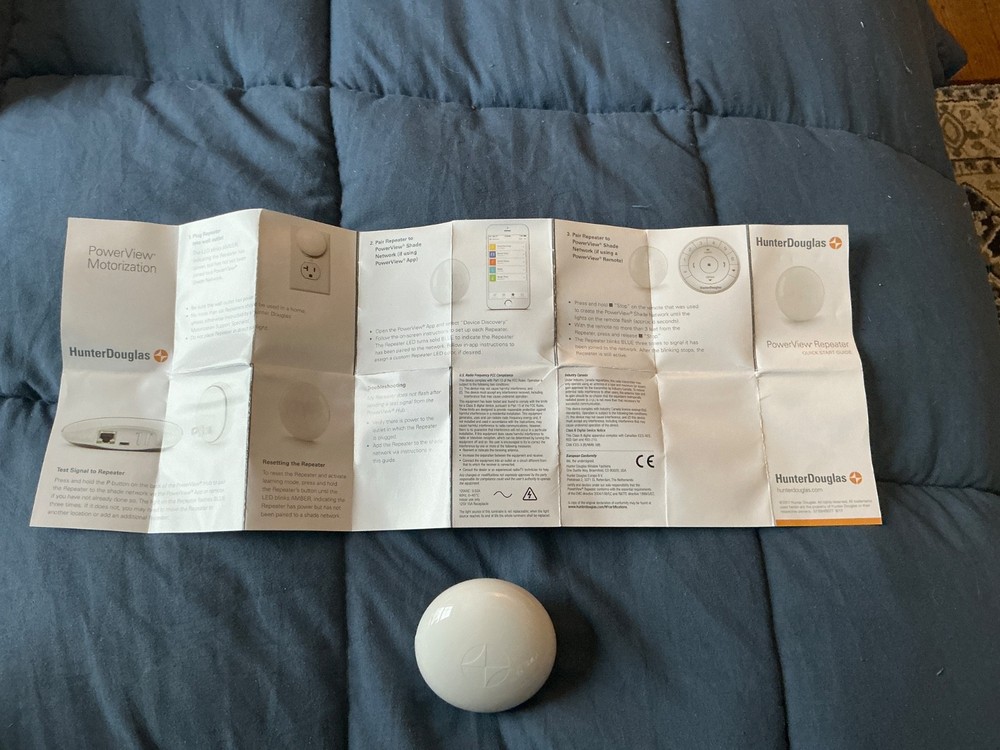 Hunter Douglas New PowerView Gen 2 Repeater