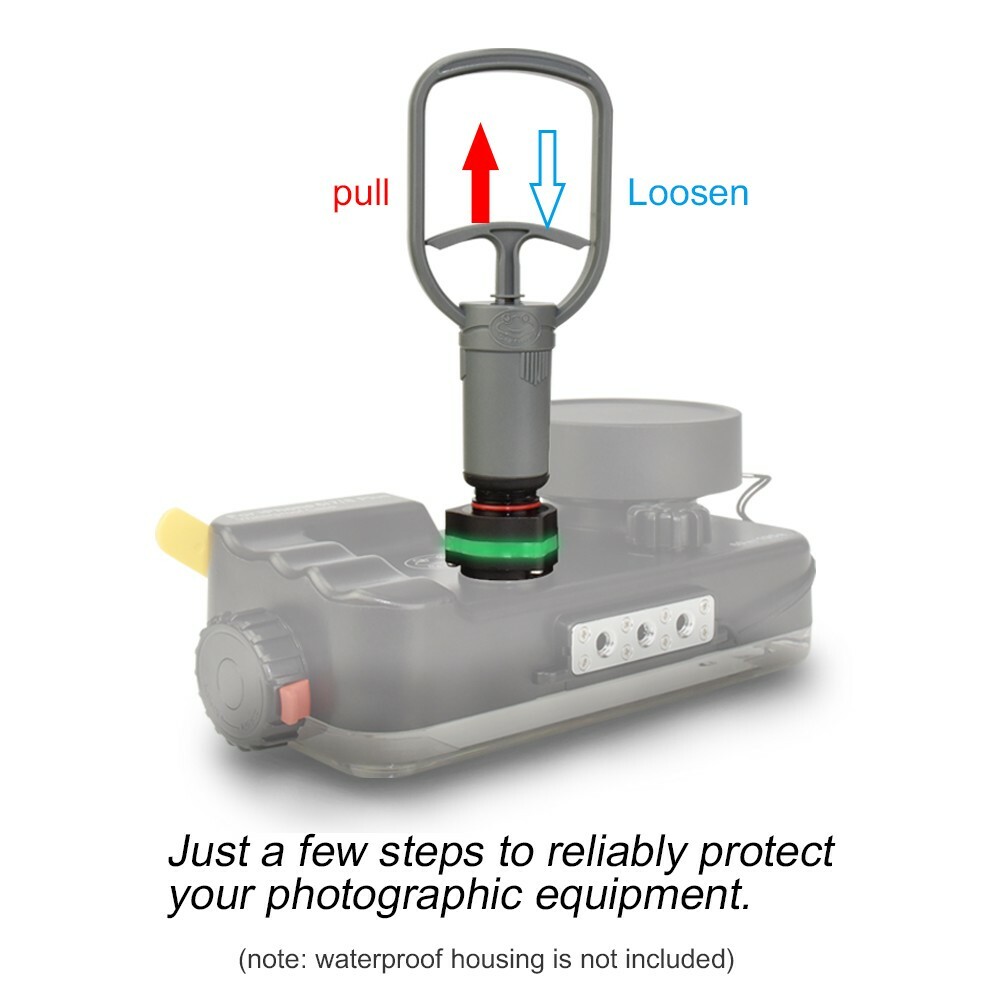 SeaFrogs Vacuum Pump System VPS-100 for Underwater Camera Housings Case