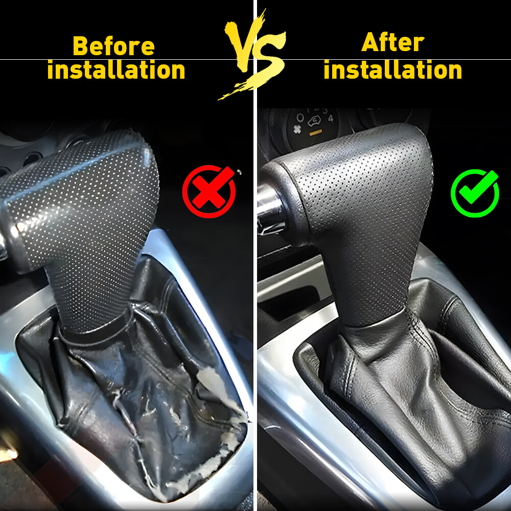 For 2005 2006 2007-2011 Cover Hummer H3 Automatic Shifter Shift Boot Vinyl Black