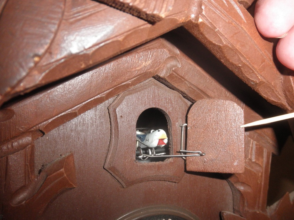 Cuckoo Clock German Black Forest Herr working 1 Day CK3163
