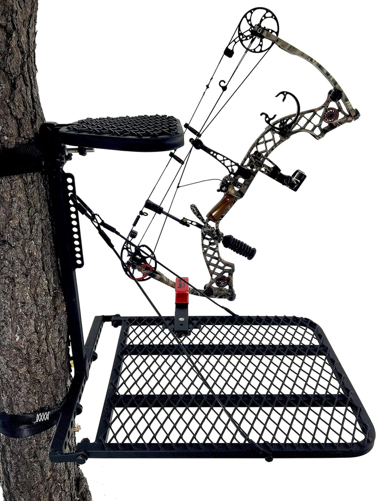 Regular Hang-On Buddy Tree Stand Bow Holder | Steel Bow Holder for Tree Stand wi