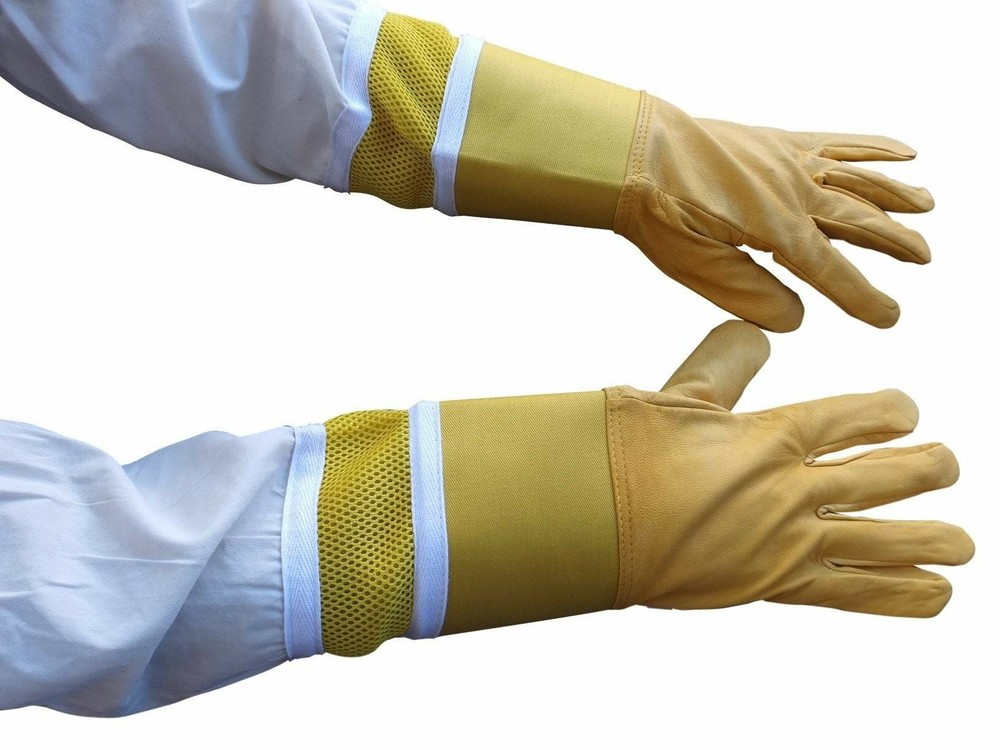 OZ ARMOUR Cow Hide Ventilated Gloves