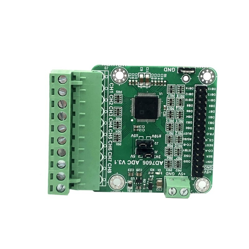 AD7606 16bit ADC Module 8CH Data Acquisition Module 200kSPS Sampling Rate