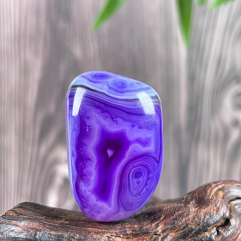 TOP Polished China Inner Mongolia Gobi Eye Agate Specimen