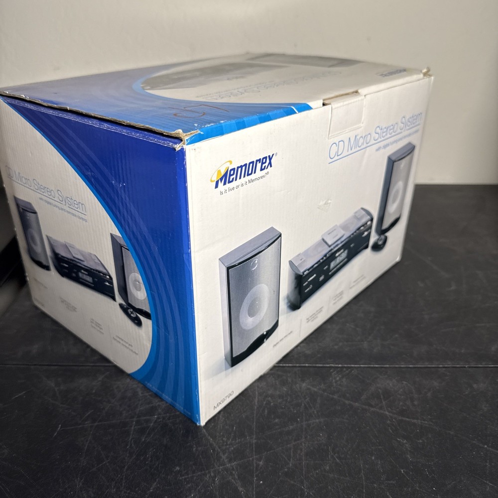 Memorex MX9790 CD Micro Stereo system New In Box
