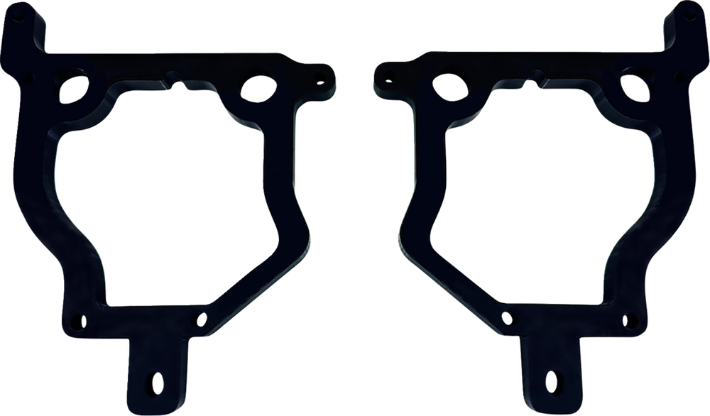 Custom Dynamics Shark Demon 2 Headlight Amp Spacer 2015-2024 Harley Road Glide