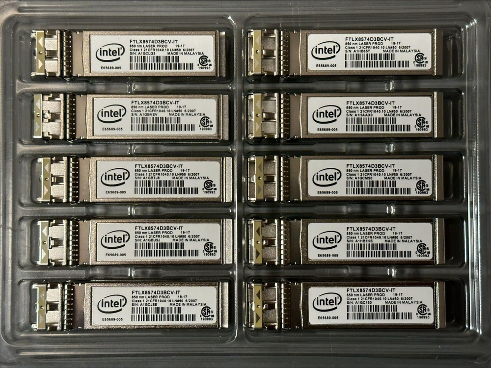 DELL Intel E10GSFPSR 10GB SR Module XYD50