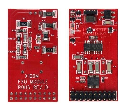 Digium X100 Single Channel FXO Trunk Module