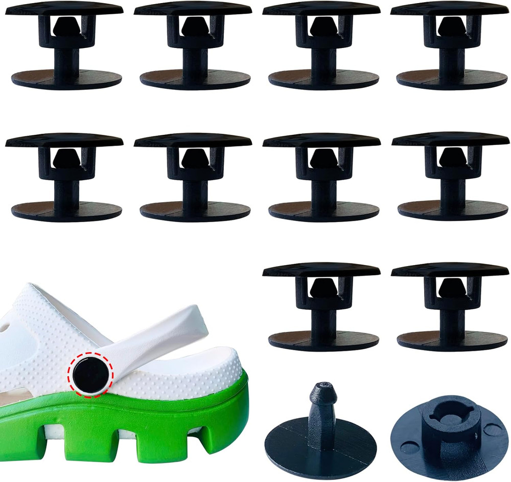 10Sets Replacement Rivets for Beach Shoes, Replacement Buttons Snap for Clogs...