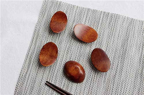 Chopstick Rest Tingrua 5 PCS Wood Chopsticks Holder Dinner Server Spoon Fork ...