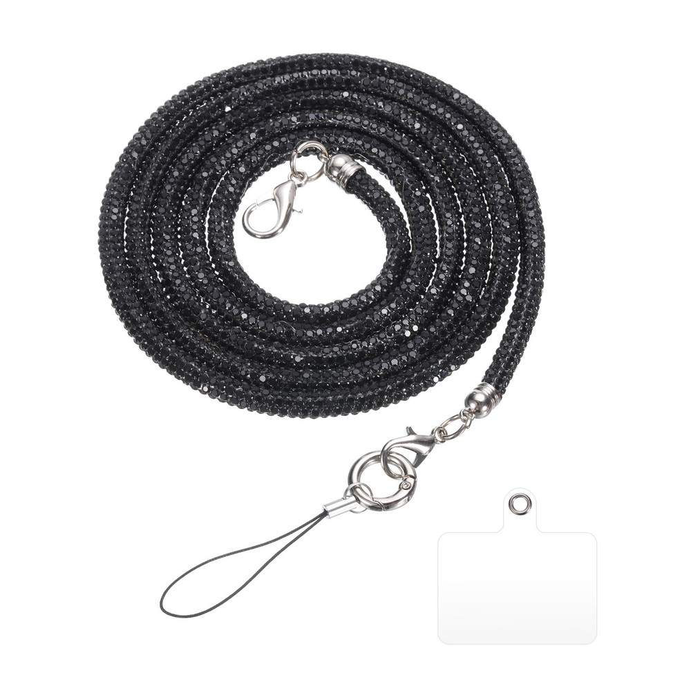 Replacement Purse Straps Crystal Bag Handle Sparkly Replacement Black