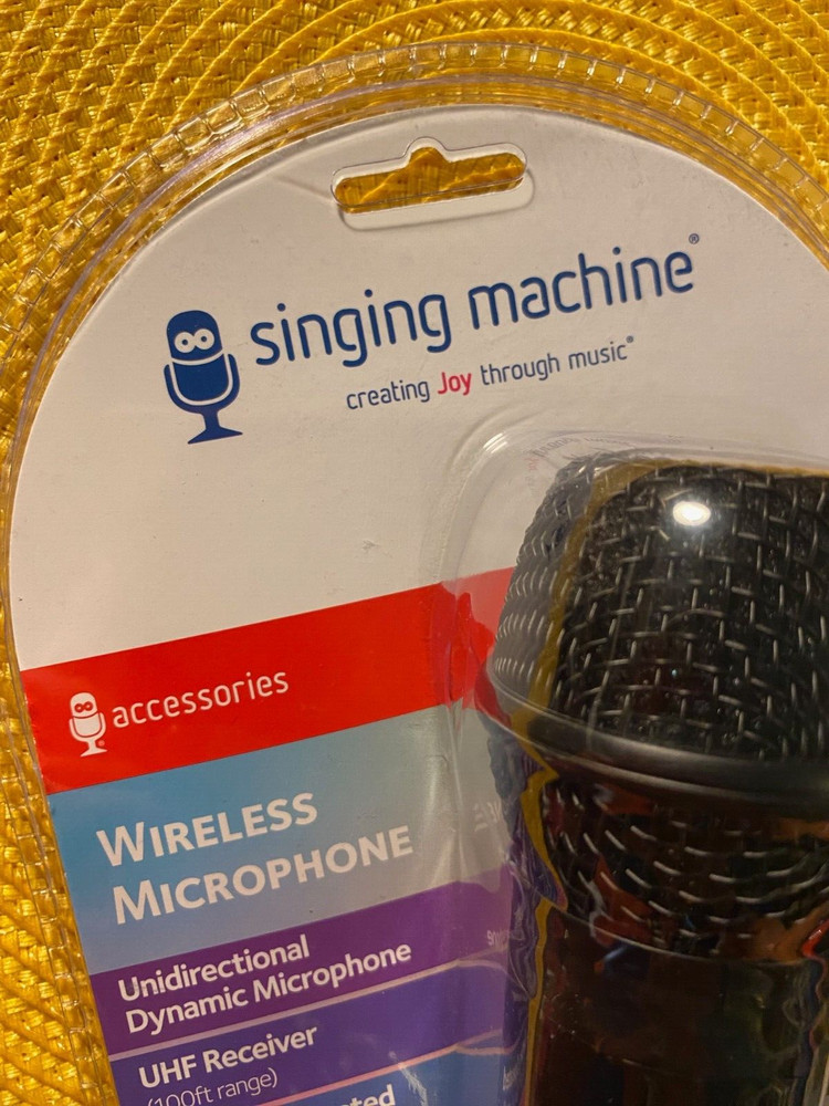 Singing Machine Wireless Microphone Battery Operated