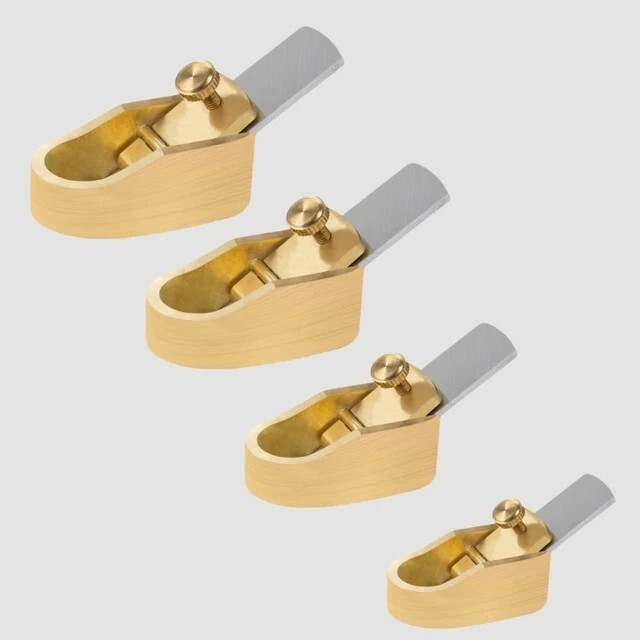 4pcs different sizes Mini Brass Planes,small plane for woodworking tools