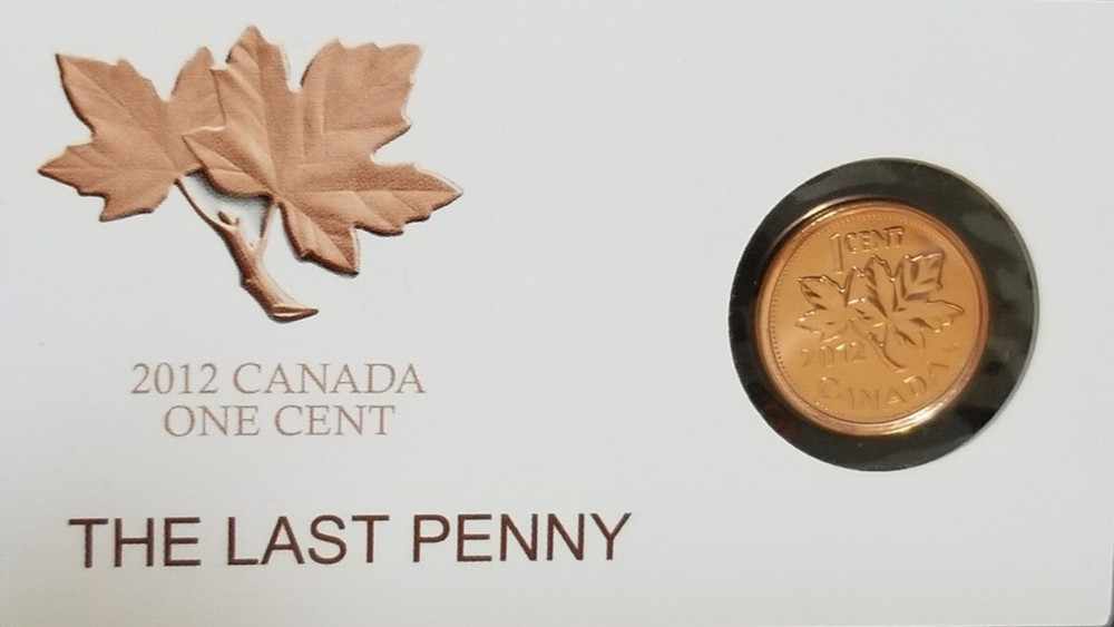 🇨🇦 Uncirculated 2012 Canada One Cent THE LAST PENNY