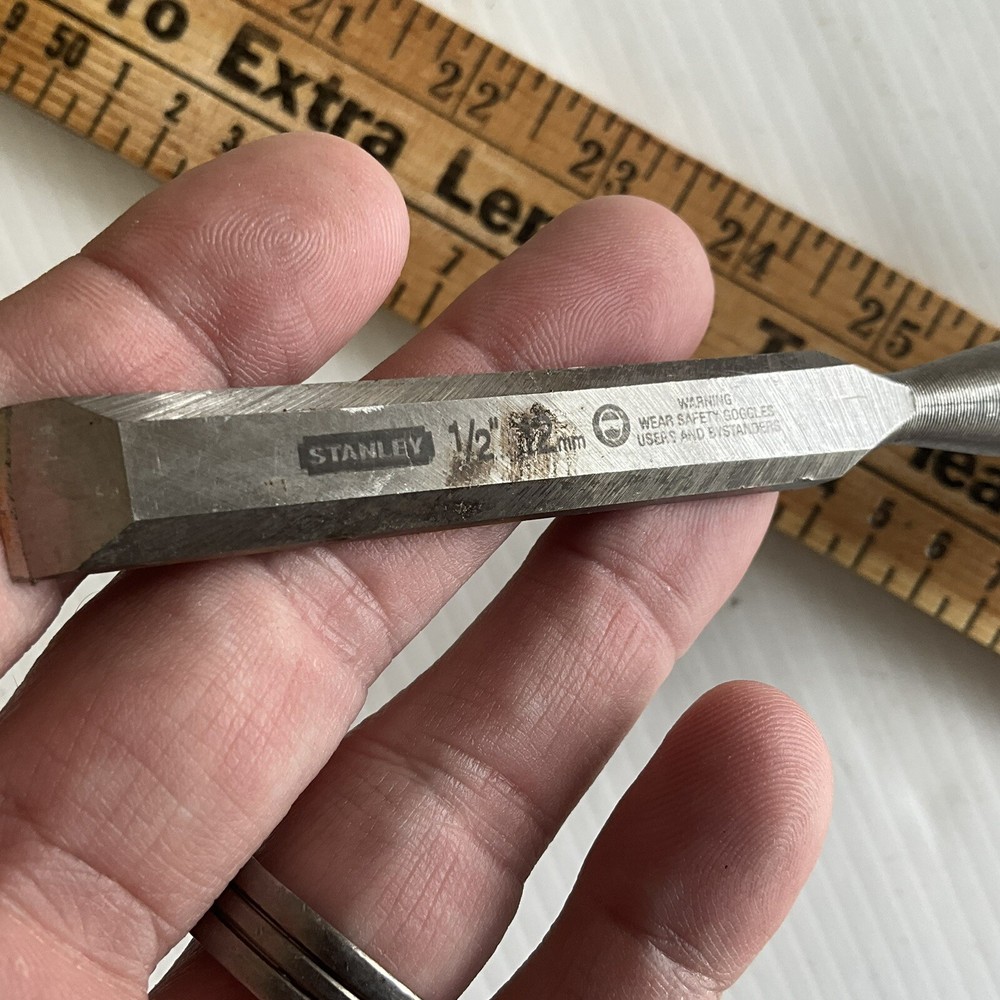 Stanley Wood Chisel 1/2" Metal Strike Plate