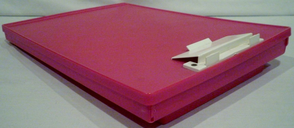 Sun Hill Industries Storage Clipboard Red