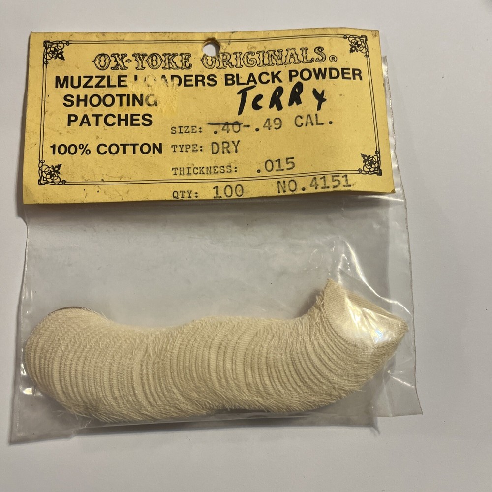 OX-Yoke Originals Muzzle Loader Patches Dry