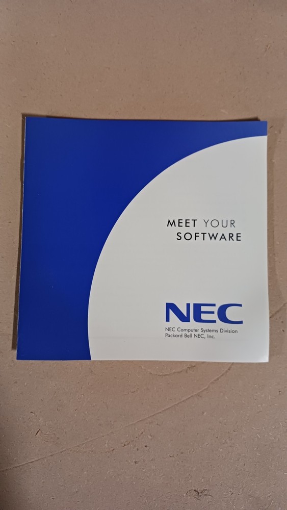NEC Software Collection featuring Microsoft Windows 95 Companion, Word 97 & More