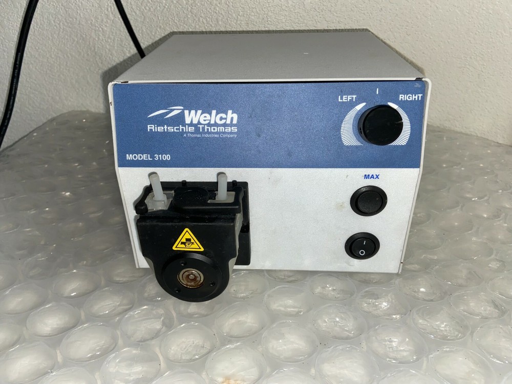 Welch 3100 Variable-Speed Bi-Directional Peristaltic Pump 3100B-01 - Used