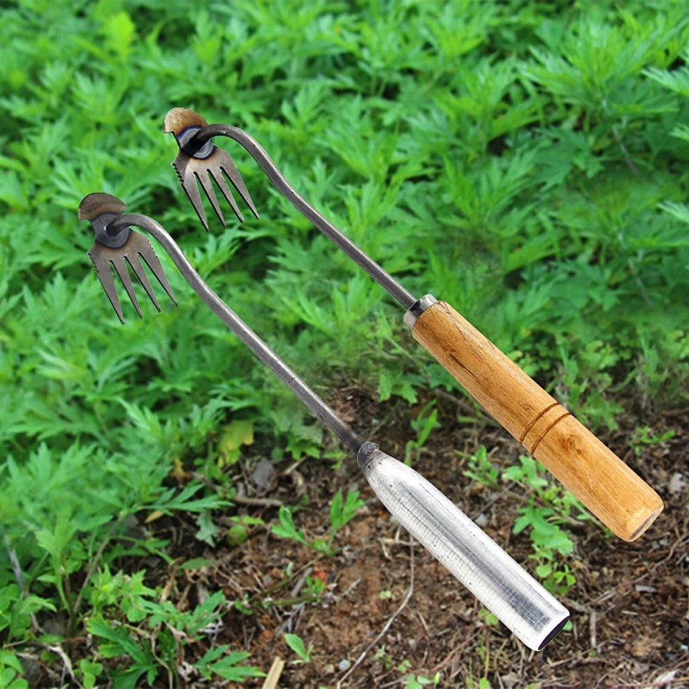 Garden Weeding Tools Artifact Uprooting Weeding, Stainless Dual Purpose Weeder..