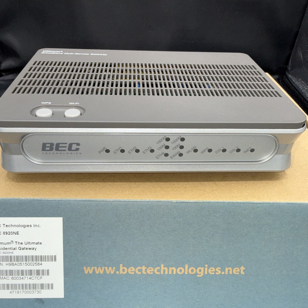BEC Technologies 8920NE Ultimate Residential Gateway,